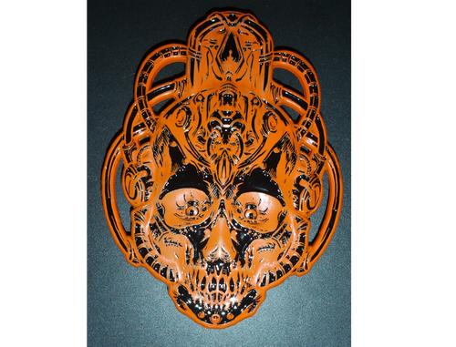 Demon Slayer 3D Skull Enamel Pin (Spooked Out)